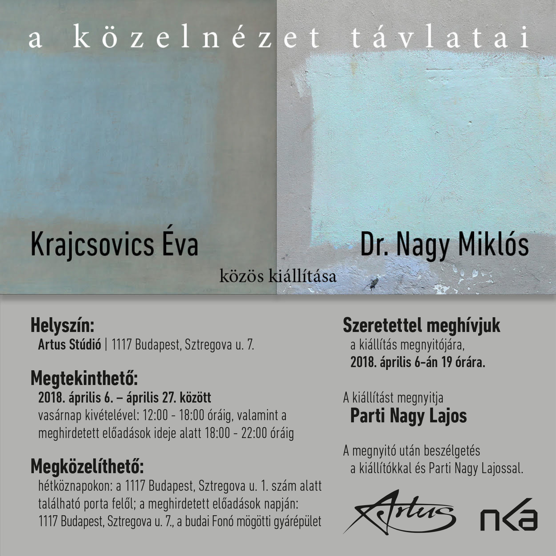 Krajcsovics Éva Dr. Nagy Miklós közös kiállítása